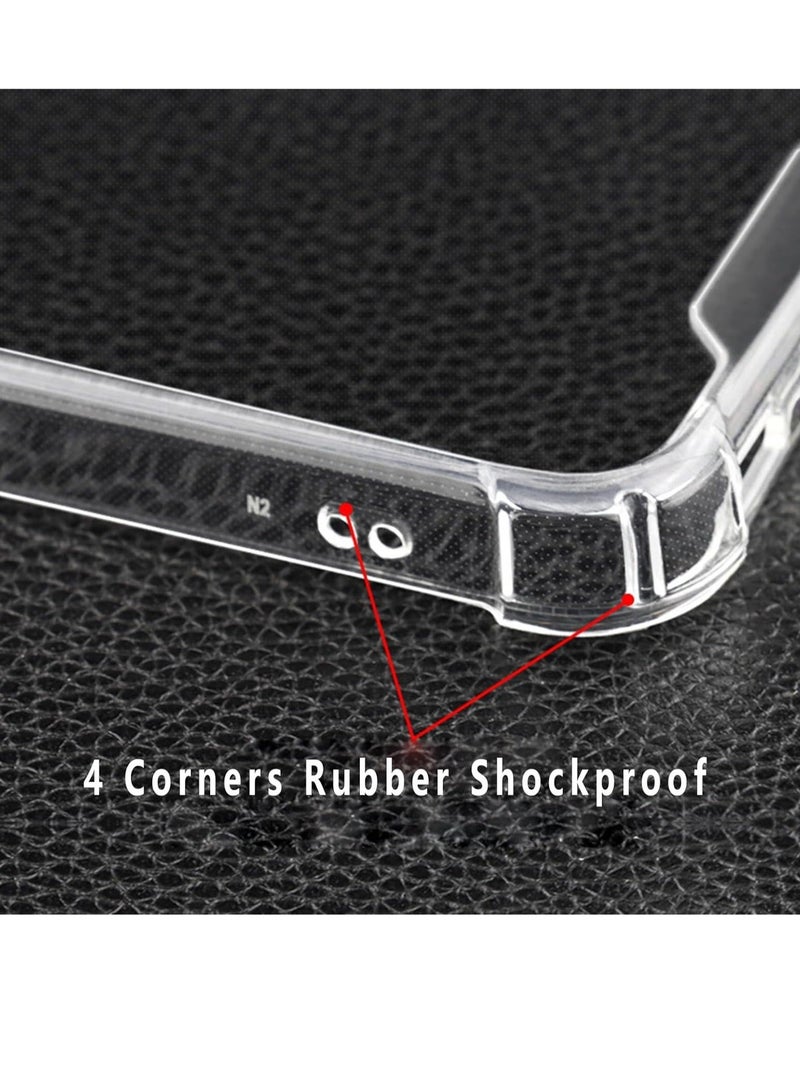 MUNTAQI Nothing Phone 2 Case Clear, Hard PC Back + Soft TPU Bumper Crystal Clear Slim Fit Lightweight Transparent Skin Cover Shockproof Non-Slip Anti-Yellow Heavy Duty Protection (Clear) - Image 5