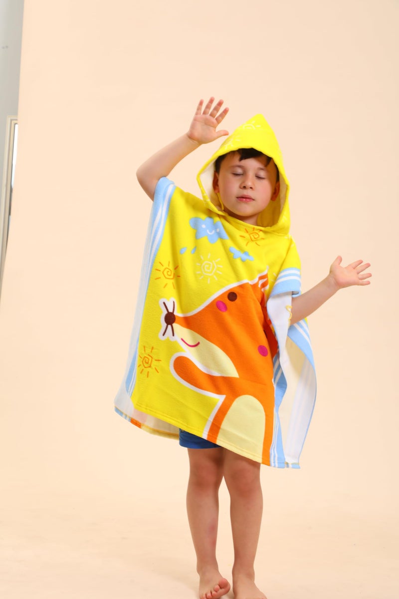 TEHALK Hooded Towels for Kids - Swimming Towels/Robes for Boys/Girls 2-10, Poncho Beach Towels with Hood - Image 4