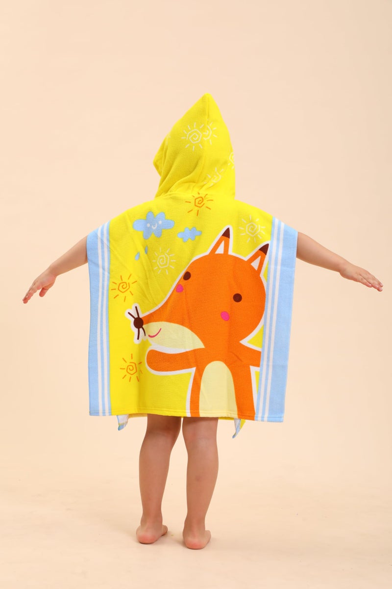 TEHALK Hooded Towels for Kids - Swimming Towels/Robes for Boys/Girls 2-10, Poncho Beach Towels with Hood - Image 3