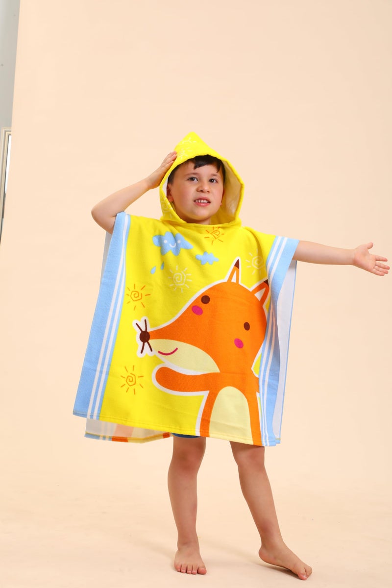 TEHALK Hooded Towels for Kids - Swimming Towels/Robes for Boys/Girls 2-10, Poncho Beach Towels with Hood - Image 5