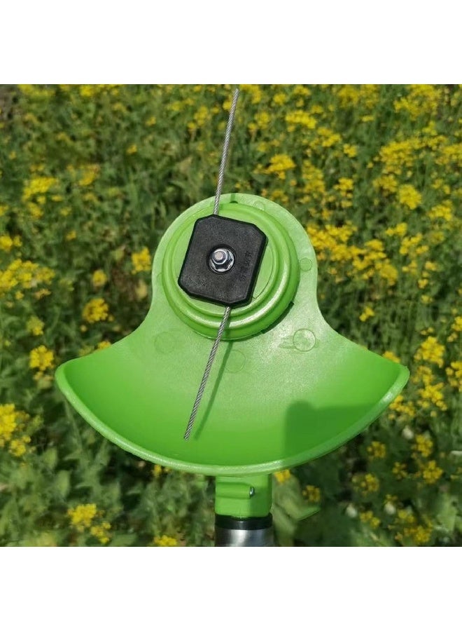 TOPINCN TOPINCN 5 Pcs String Trimmer Head Plastic Wire 150mm Trimmer Line Trimmer Head Replacement Garden Tool Accessories  - Image 5