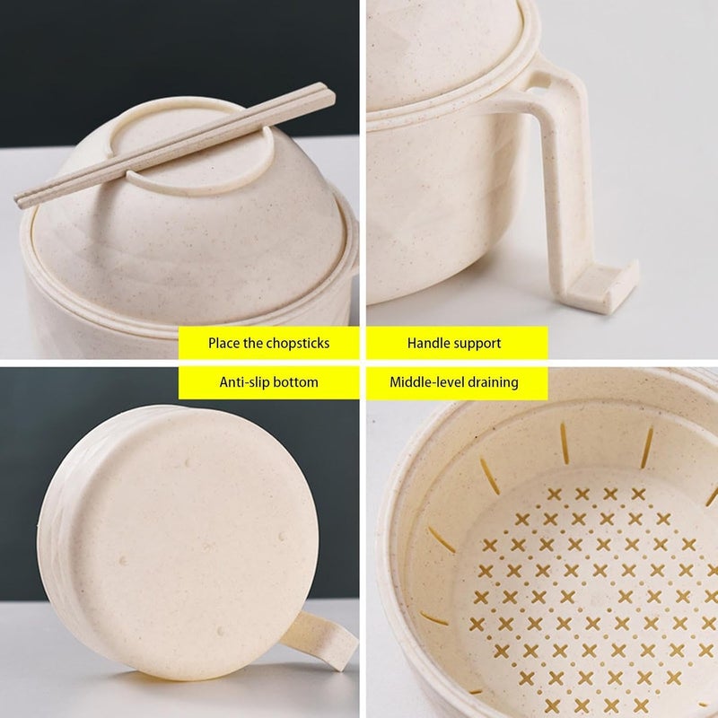 Fiber Microwave Soup Bowl Dishwasher Safe Design Ideal for Daily Kitchen Use Cook Bowl - Image 3