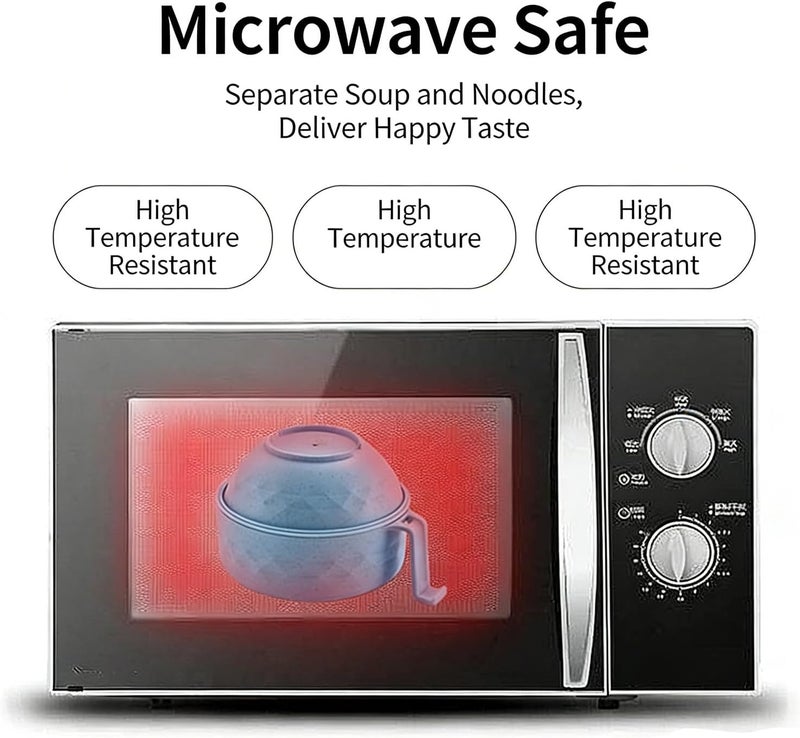 Fiber Microwave Soup Bowl Dishwasher Safe Design Ideal for Daily Kitchen Use Cook Bowl - Image 5