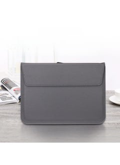 Generic Laptop Bag For Apple Huawei Lenovo Protective Case Macbook Pro Horizontal Lightweight Sleeve Bag-Color:Crocodile Black-Applicable Model:13.3inch  - Image 1