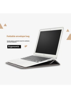 Generic Laptop Bag For Apple Huawei Lenovo Protective Case Macbook Pro Horizontal Lightweight Sleeve Bag-Color:Crocodile Black-Applicable Model:13.3inch  - Image 2
