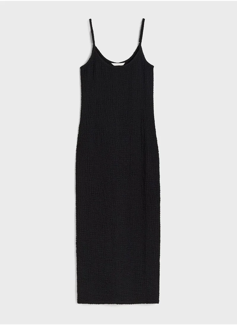 H&M Strappy Crinkled Dress