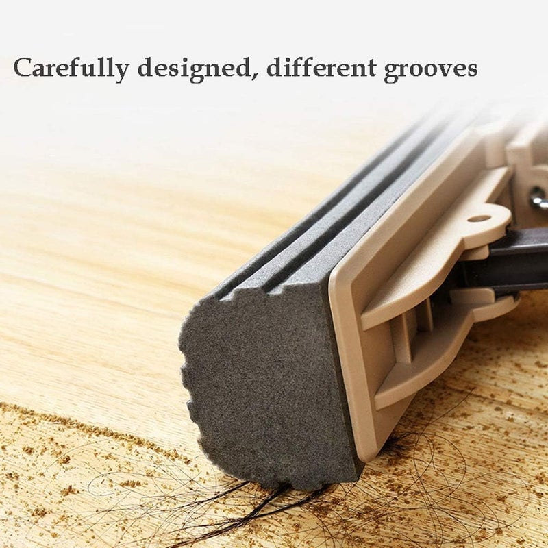 Suicune Sponge Mop Absorbent Sponge Mop Stainless Steel Telescopic Handle for Home Floor Kitchen Living Room Bathroom Cleaning Tools - Image 2