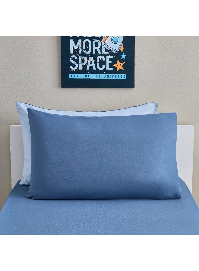 Home Box Vera 2 - Pieces Reversible Microfibre Pillow Cover Set - 50X75 Cm  - Image 3