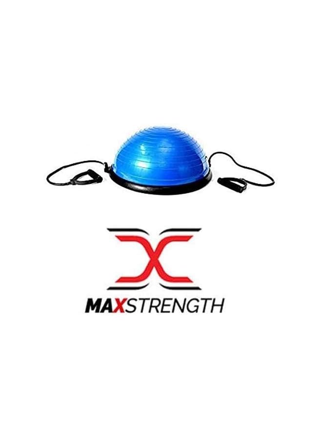 PROMASS Balance Ball Trainer Yoga Strength Resistance Exercise Workout Half Yoga Ball- Random Color  - Image 2