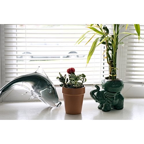 Culver 14-ounce Flower Pot Ceramic Mug, Set of 2 (Terra Cotta Color) - Image 4