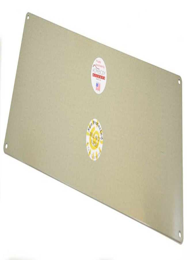 هوم بودي أكسنتس لوحة معدنية "مرحباً بكم في فناء منزلنا" من هومبودي أكسنتس، محمية من الشمس، ديكور ريفي، مناسب للأماكن الخارجية - Image 3