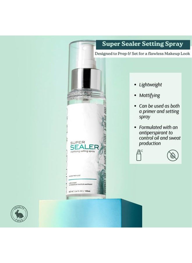 Cinema Secrets Cinema Secrets Super Sealer Mattifying Setting Spray, 3.4 Fl Oz  - Image 5