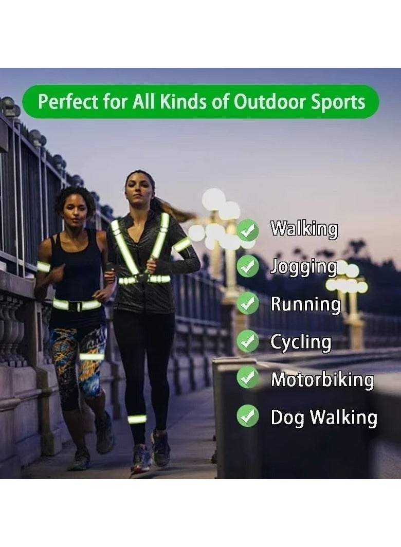 Estelle Adjustable Reflective Vest Belt For Safety With High Visibility are available ( Green) - Image 4