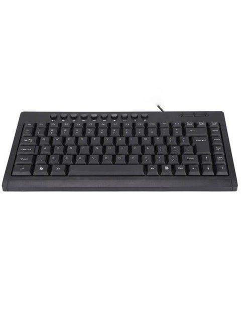 Multimedia keyboard, KB660 RGB, red switch, with soft keys, mp3/dvd/cd player, transparent keyboard with modern design for computer and laptop, can be used at home, office, personal use