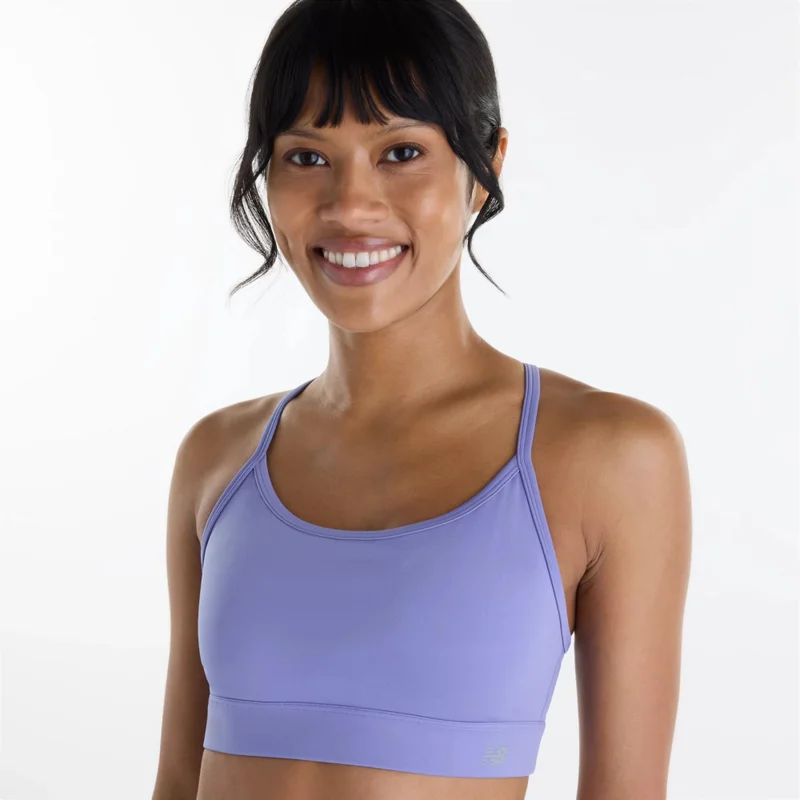 New Balance Dark Smoked Violet Women's NB Essential Yoga Bra for Women | Best Price UAE