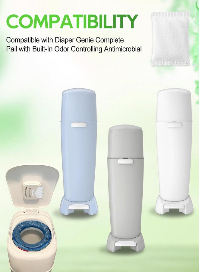 KeeTidy Diaper Pail Deodorizer Odor Absorber Filter Refill Compatible with Playtex Diaper Genie Complete and Expressions Pail, Lavender Scented Diaper Pail Odor Eliminator, 12 Pack - Image 2