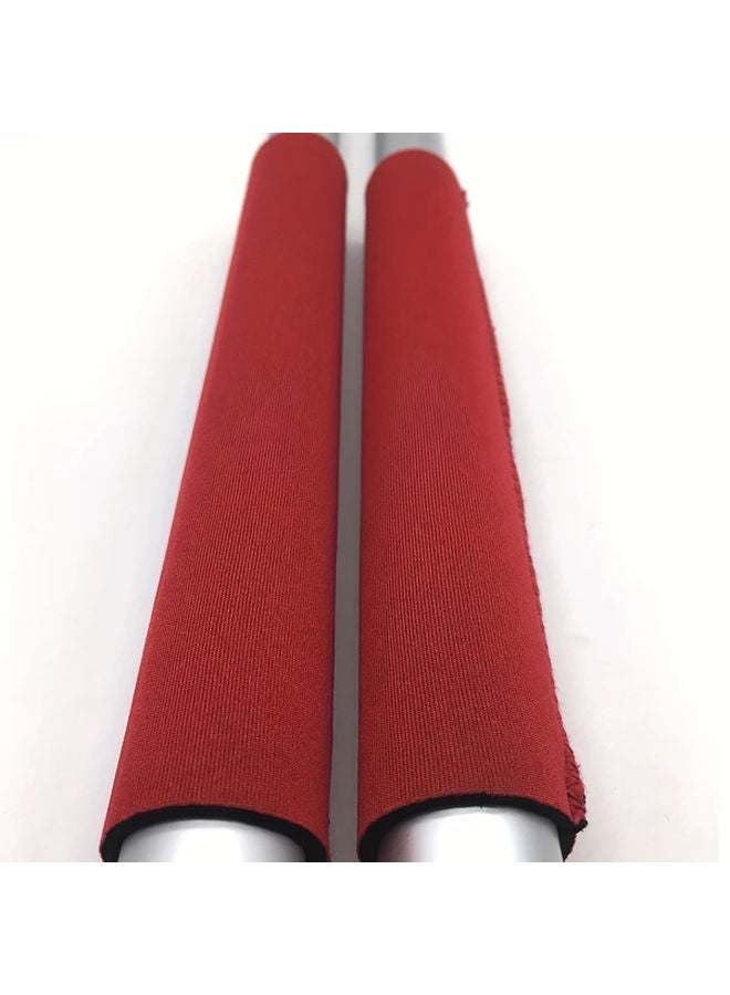 2 Pack Soft Kayak Paddle Grips Non Slip Wear Resistant Rose Red - Image 5
