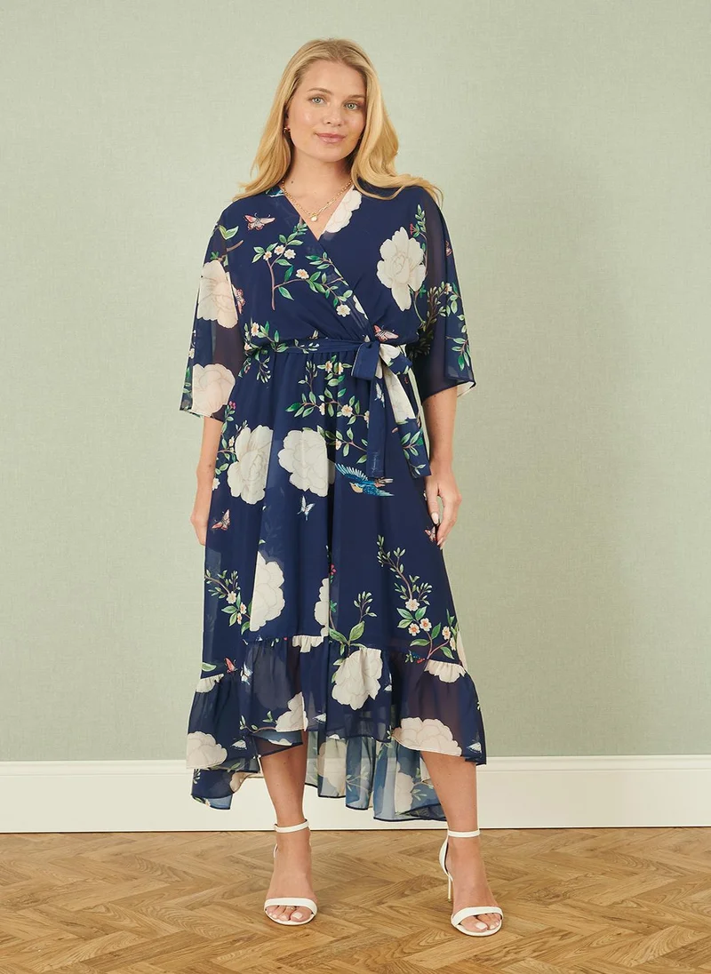 Yumi Floral Chiffon Dress