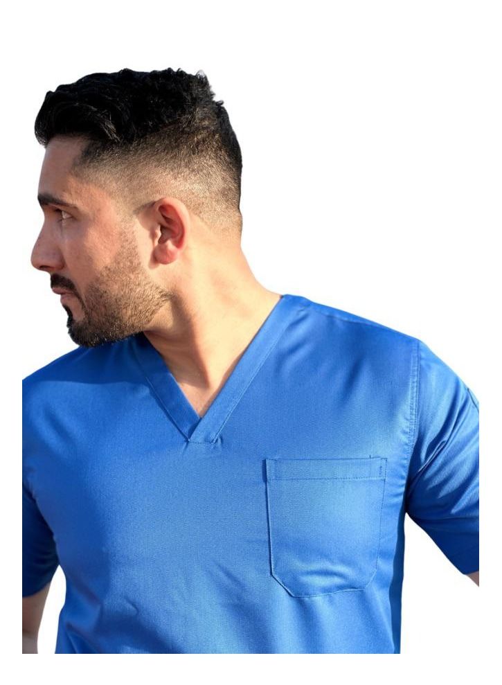 Just Needles Medical Scrub Suit Set Unisex Top And Pants  - Image 3