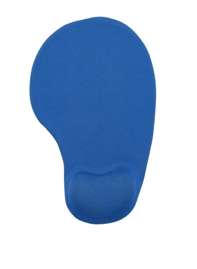 VVS Office Mousepad with Gel Wrist Support - Ergonomic Gaming Desktop Mouse Pad Wrist Rest - Design Gamepad Mat Rubber Base for Laptop Computer -Silicone Non-Slip Special-Textured Surface (Royal Blue) - Image 1