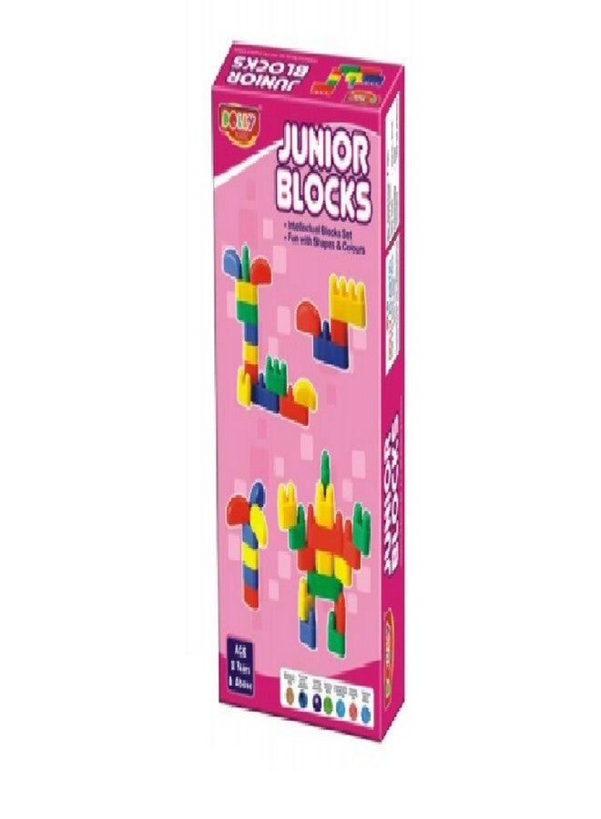 dolly plastic intellectual junior block set- Multi color