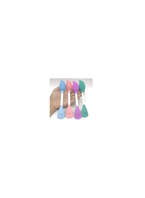 Face Mask Applicator & Face Wash Double Sided Brush Assorted Colours (1PCS) B3