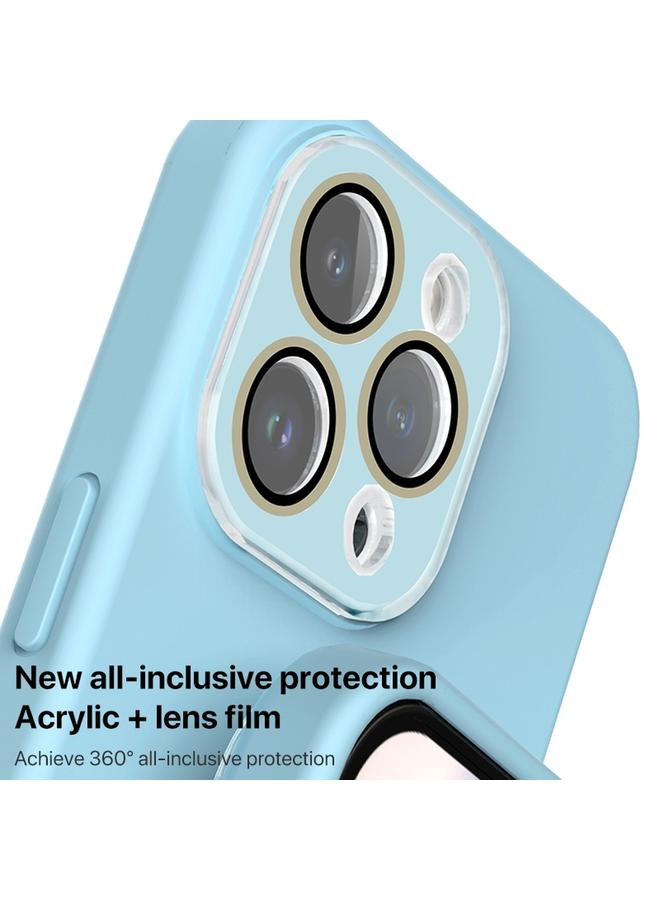 Zaboon Case For iPhone 13 Pro Max Acrylic Lens Film + Liquid Silicone Full Coverage Phone Case - Image 5