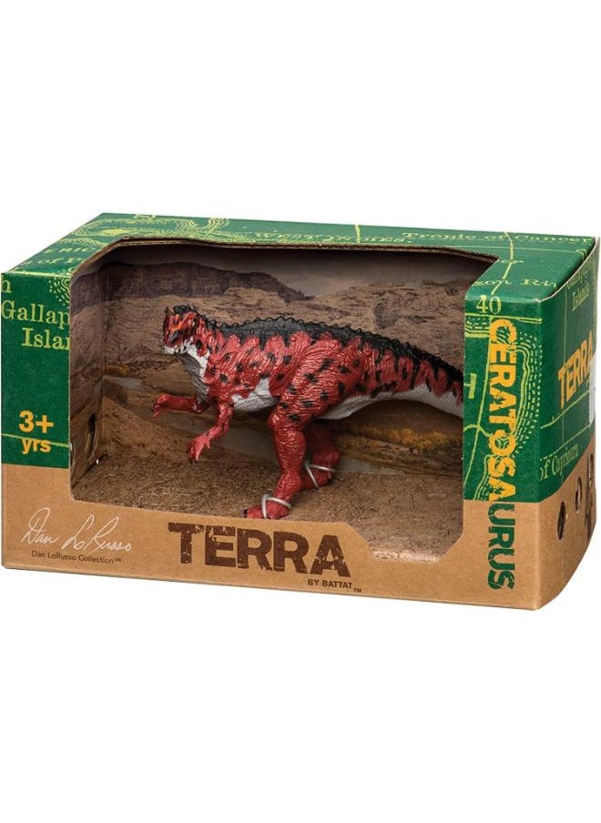 Terra Ceratosaurus Nasicornis Dinosaur Figure  - Image 1