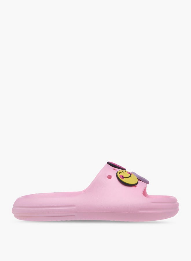 SMILEY World Applique Slip-On Slides - Image 2