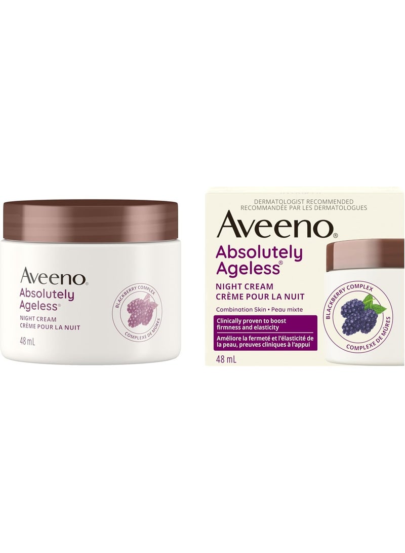 كريم فيتامين E الليلي لمكافحة الشيخوخة، مرطب مجدد للبشرة، 48 مل