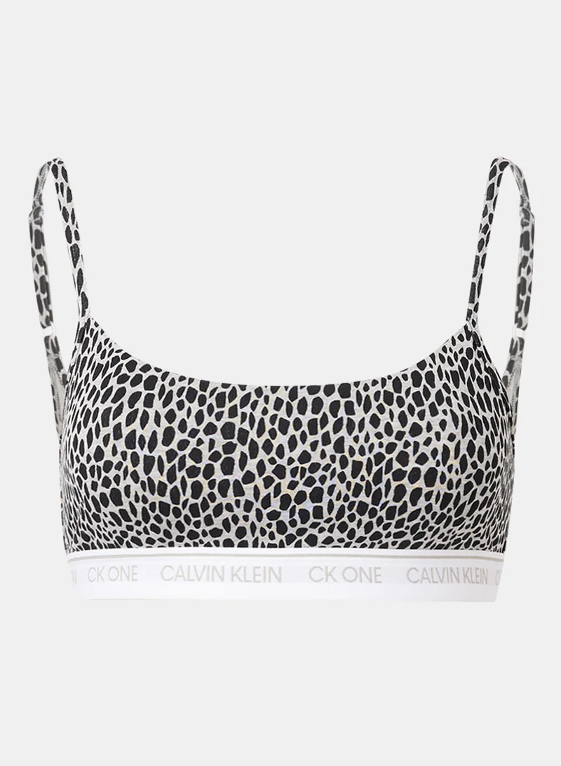 CALVIN KLEIN Printed String Bralette