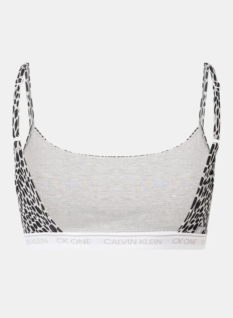 CALVIN KLEIN Printed String Bralette