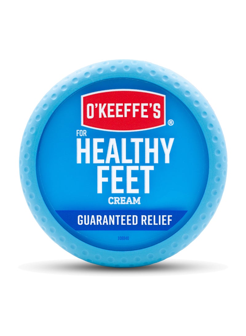 Healthy Feet Foot Cream Relieves and Repairs Extremely Dry Cracked Feet Instantly Boosts Moisture Levels, 76g/2.7oz Jar, (Pack of 1)