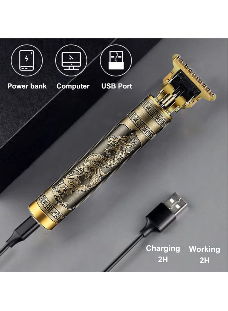 Hair Clippers for Men, Cordless Electric Hair Trimmer Rechargeable Beard Trimmer Shaver - Image 3