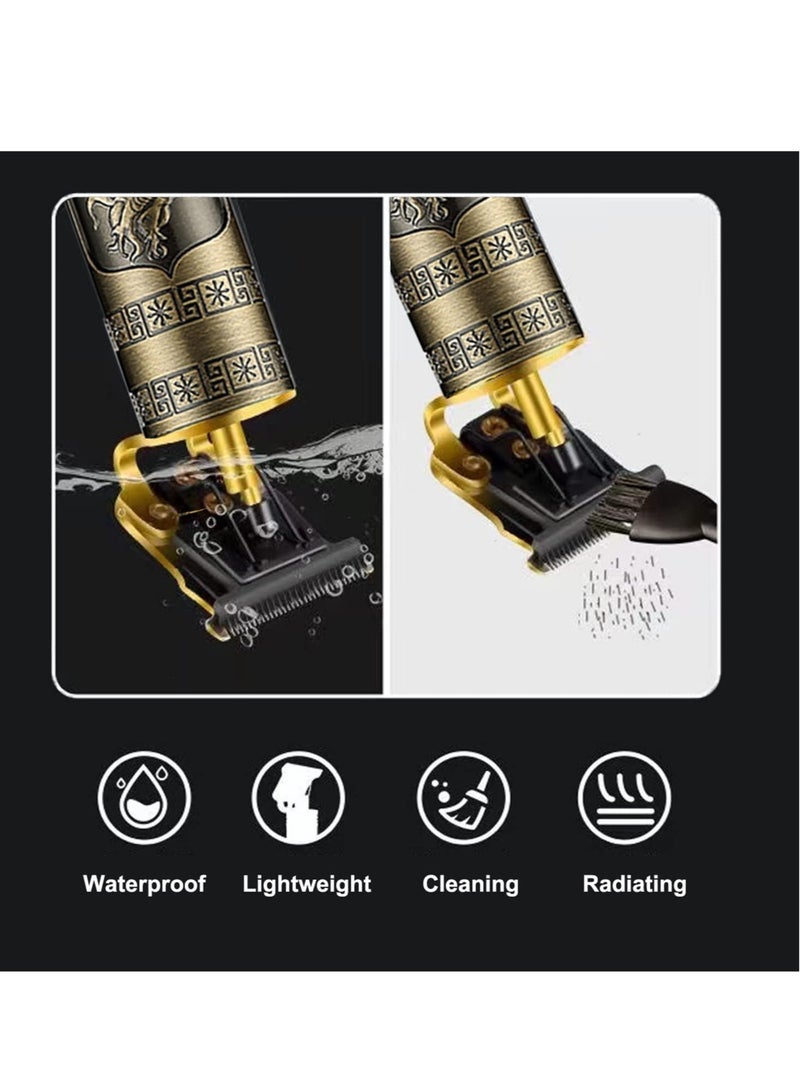 Hair Clippers for Men, Cordless Electric Hair Trimmer Rechargeable Beard Trimmer Shaver - Image 2