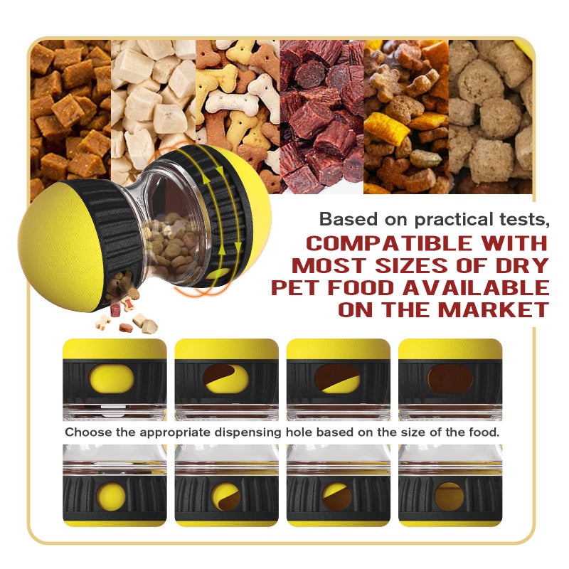 Mloowa Dog Interactive Toys Dogs Puzzles Feeder Adjustable Food Dispensing Treat Dispenser Slow Feeding for IQ/Physical Training and Brain Stimulation Large Medium Small Dog - Image 4