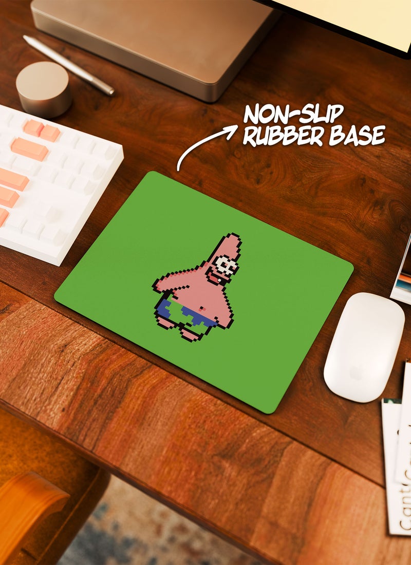 LOUD UNIVERSE Rectangular Desk Mouse Pad Pixel Art Spongebob Patrick Star Non-Slip Rubber Base Mouse Pad - Image 3