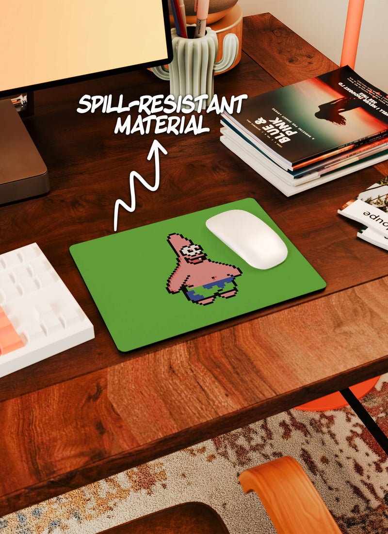 LOUD UNIVERSE Rectangular Desk Mouse Pad Pixel Art Spongebob Patrick Star Non-Slip Rubber Base Mouse Pad - Image 5