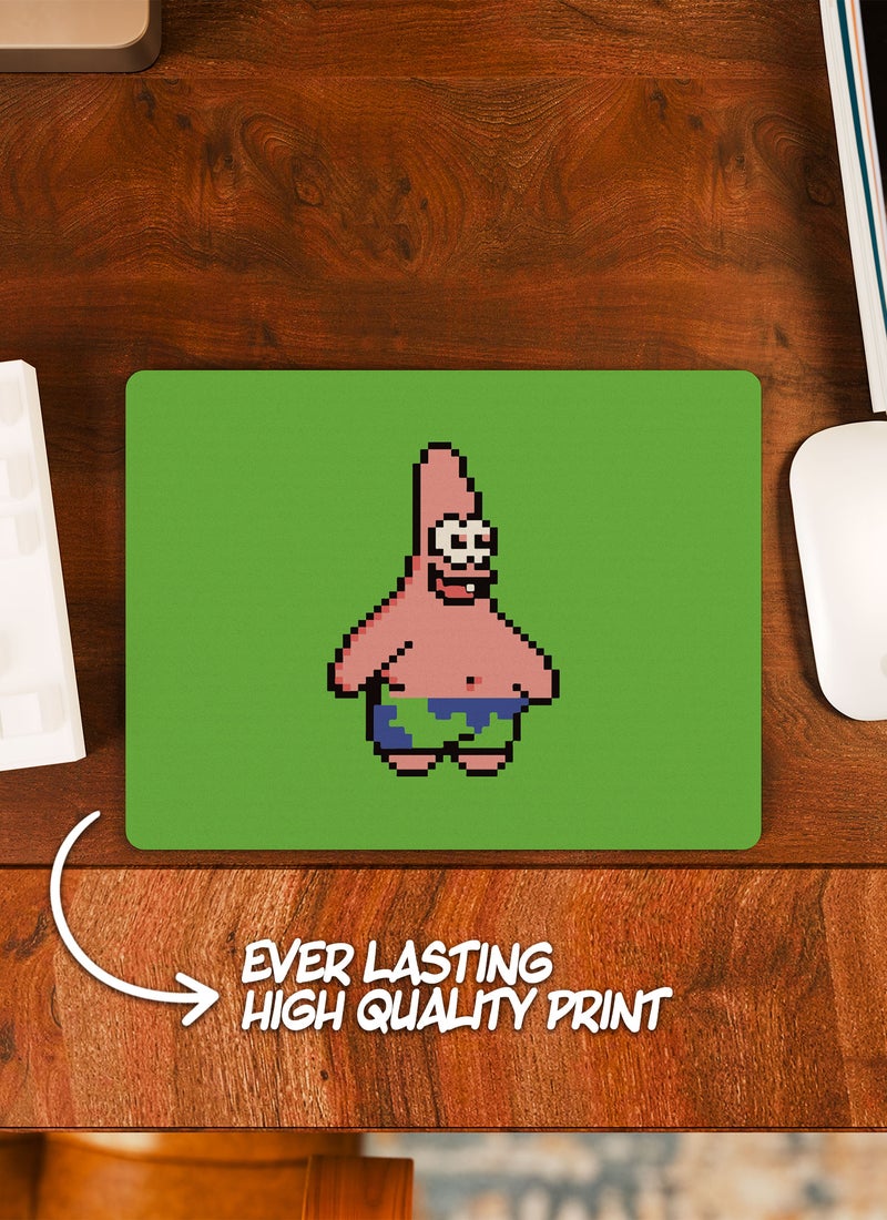 LOUD UNIVERSE Rectangular Desk Mouse Pad Pixel Art Spongebob Patrick Star Non-Slip Rubber Base Mouse Pad - Image 2
