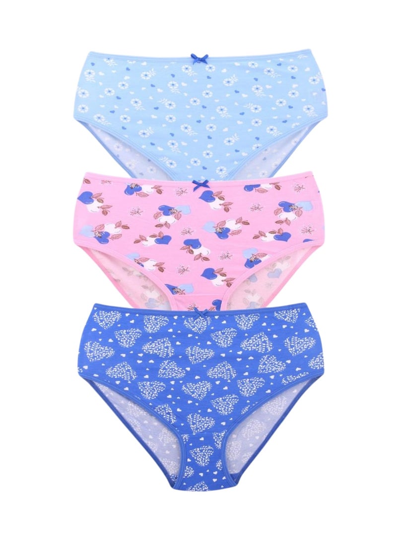 Kalia - Pack of 6 Printed Cotton Brief Panties Underwear for Women - Image 1