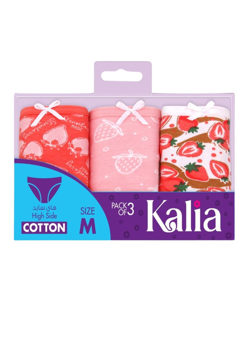 Kalia - Pack of 6 Printed Cotton Brief Panties Underwear for Women - Image 1
