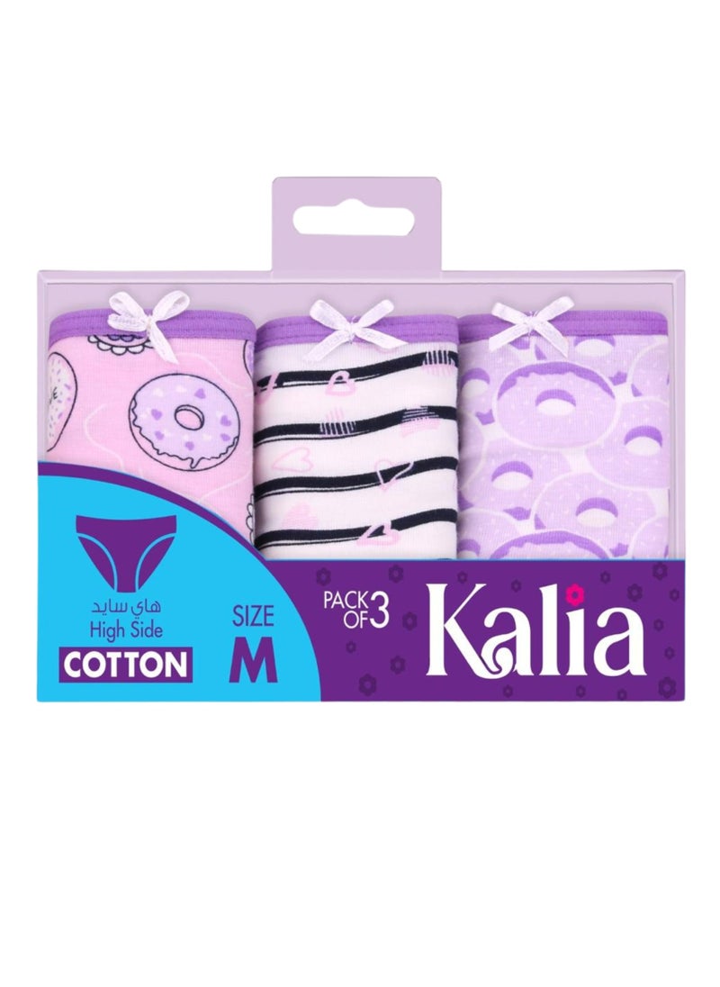 Kalia - Pack of 6 Printed Cotton Brief Panties Underwear for Women - Image 1