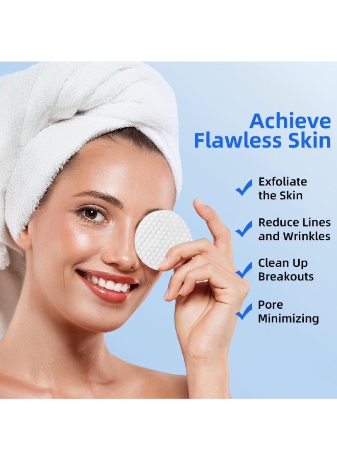 DALIN Glycolic Acid Pads 10 Ultra Pure Glycolic Acid 2 Salicylic Acid Exfoliating Peel Pads for Face Effective Chemical Peel Keeps Skin Smooth and Prevents Wrinkles and Lines 60 Pads - Image 4
