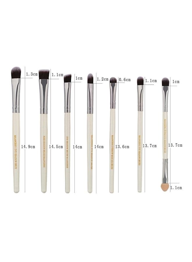 NIBEMINENT 22-Piece Versatile Professional Makeup Brush White - Image 2