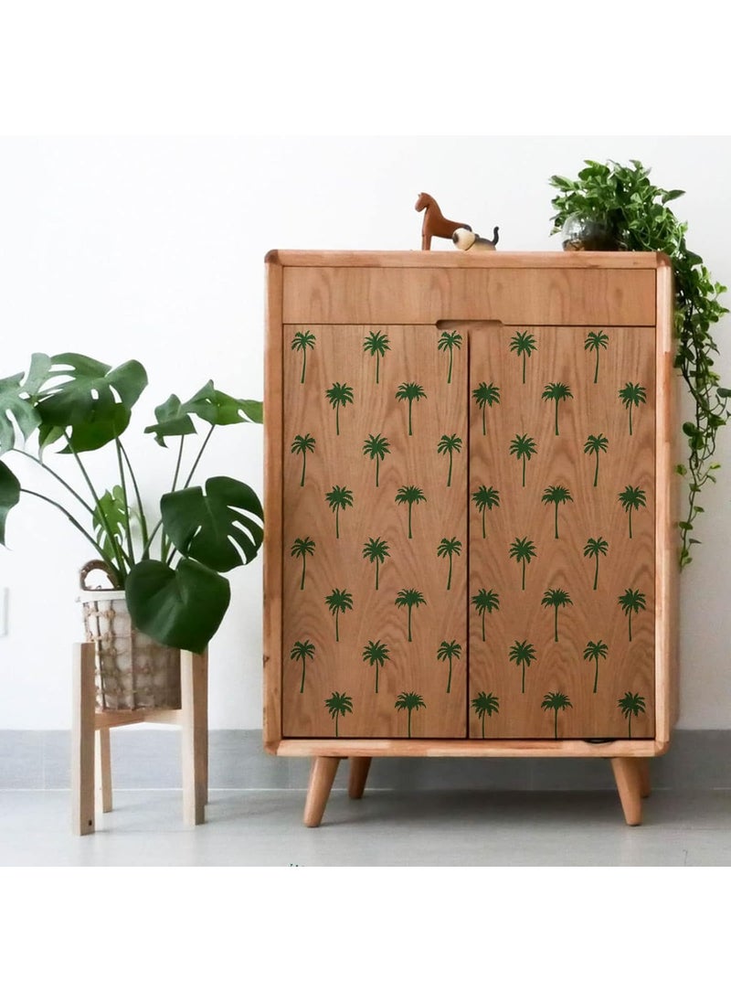 FINGERINSPIRE FINGERINSPIRE Palms Stencil 11.8x11.8inch Reusable Tropical Tree Drawing Template for Wall DIY Art Beach Tree Stencil Summer Theme Stencil for Painting on Wood, Furniture, Fabric, Scrapbooking  - Image 5