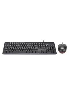 INFINIARC Wired Keyboard and Mouse Combo, English/Arabic Keyboard, Computer Keyboard and Mouse for PC, Laptop, Desktop, 4 Adjustable DPI/112 Number Keypad  - Image 2