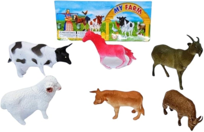 W42-3 Pets Figures For Kids Multi Color