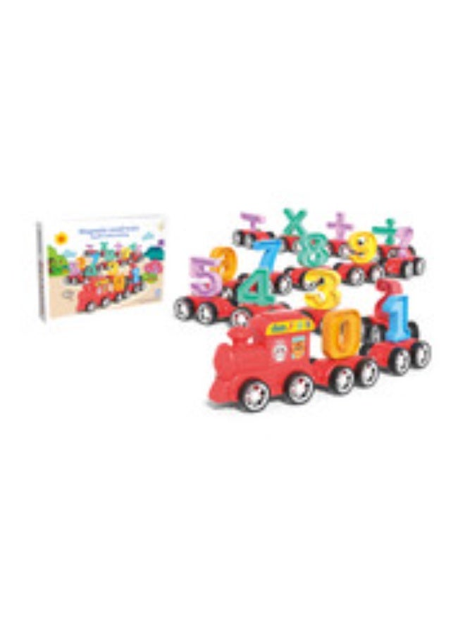 Magnetic Number Train STEM Educational Blocks Set - 31 Pieces for Kids 3+ - Image 1