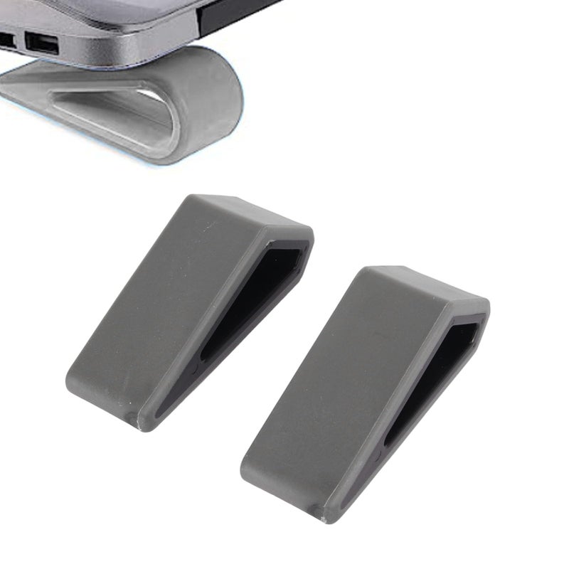 Ergonomic Portable Laptop Stand Mini Size Prevents Deformation Household Black - Image 3
