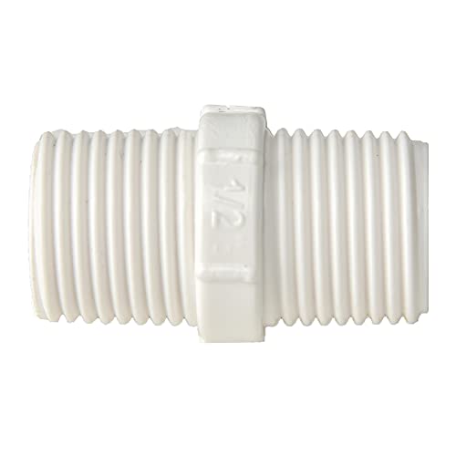 FangKingNo 10pcs 0.75 Inch PVC Nipple Male to Male coupling adaptor of Thread plumbing PIPE connection 3/4Inch (3/4" pack of 10) - Image 4